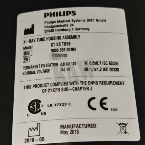 For Sale 980605800104 CT XS X-RAY TUBE