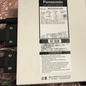 For Sale MUDS023A1A09 AC SERVO DRIVER