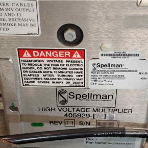 For Sale Spellman HV CHASSIS ASSY X3406 405929-002 REV:J9 / PX71-08120-1